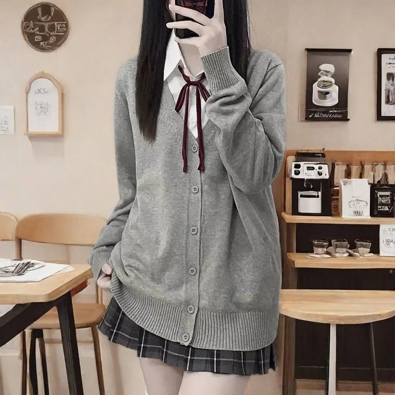 Classic V-Neck Knit Cardigan Bleasures™