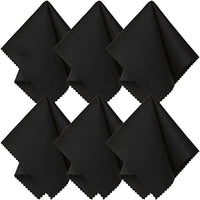 10Pc Ultra-Fine Fiber Eyeglass Cloth Sunglasses Lens Cleaning Cloth Double-Sided Velvet Instrument Cleaning Cloth Eyeglass Cloth