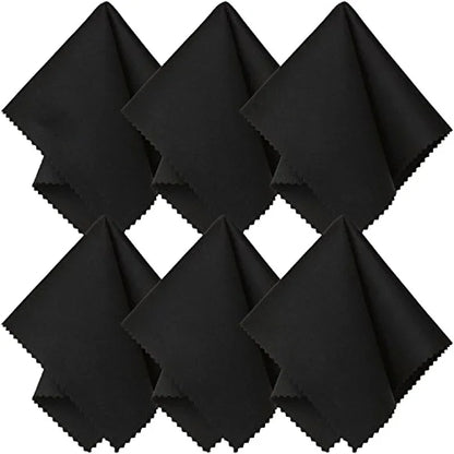10Pc Ultra-Fine Fiber Eyeglass Cloth Sunglasses Lens Cleaning Cloth Double-Sided Velvet Instrument Cleaning Cloth Eyeglass Cloth