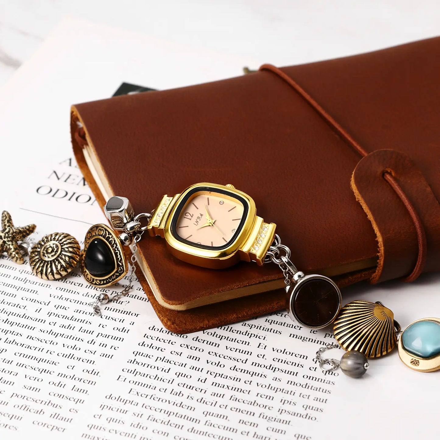 Ocean Themed Analog Quartz Watch