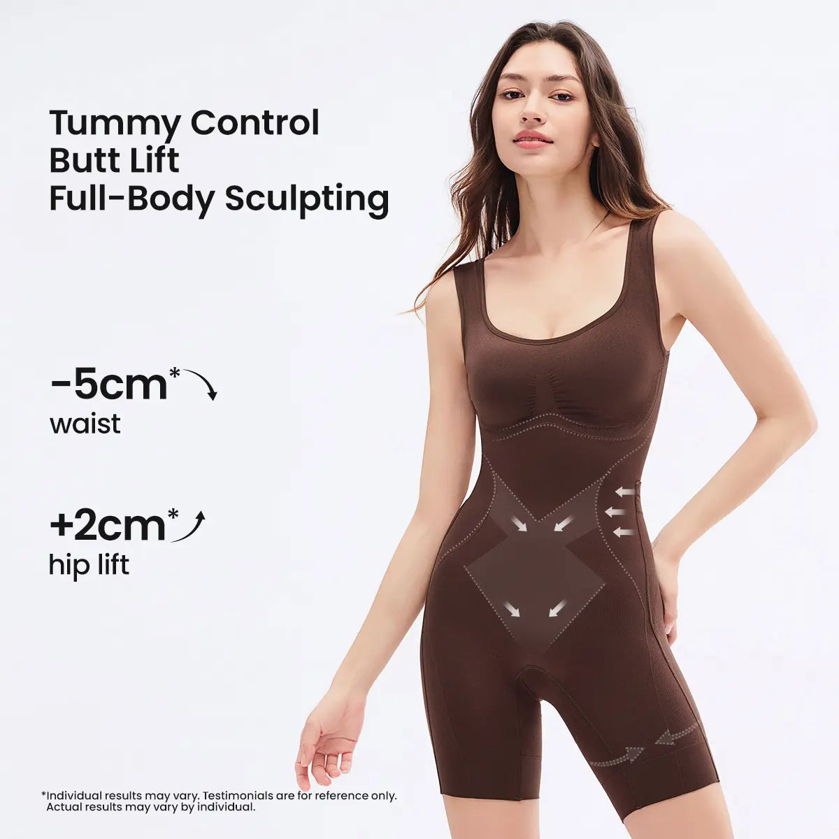 SculptCurve™ Open Back Butt Lifting Shapewear Bodysuit
