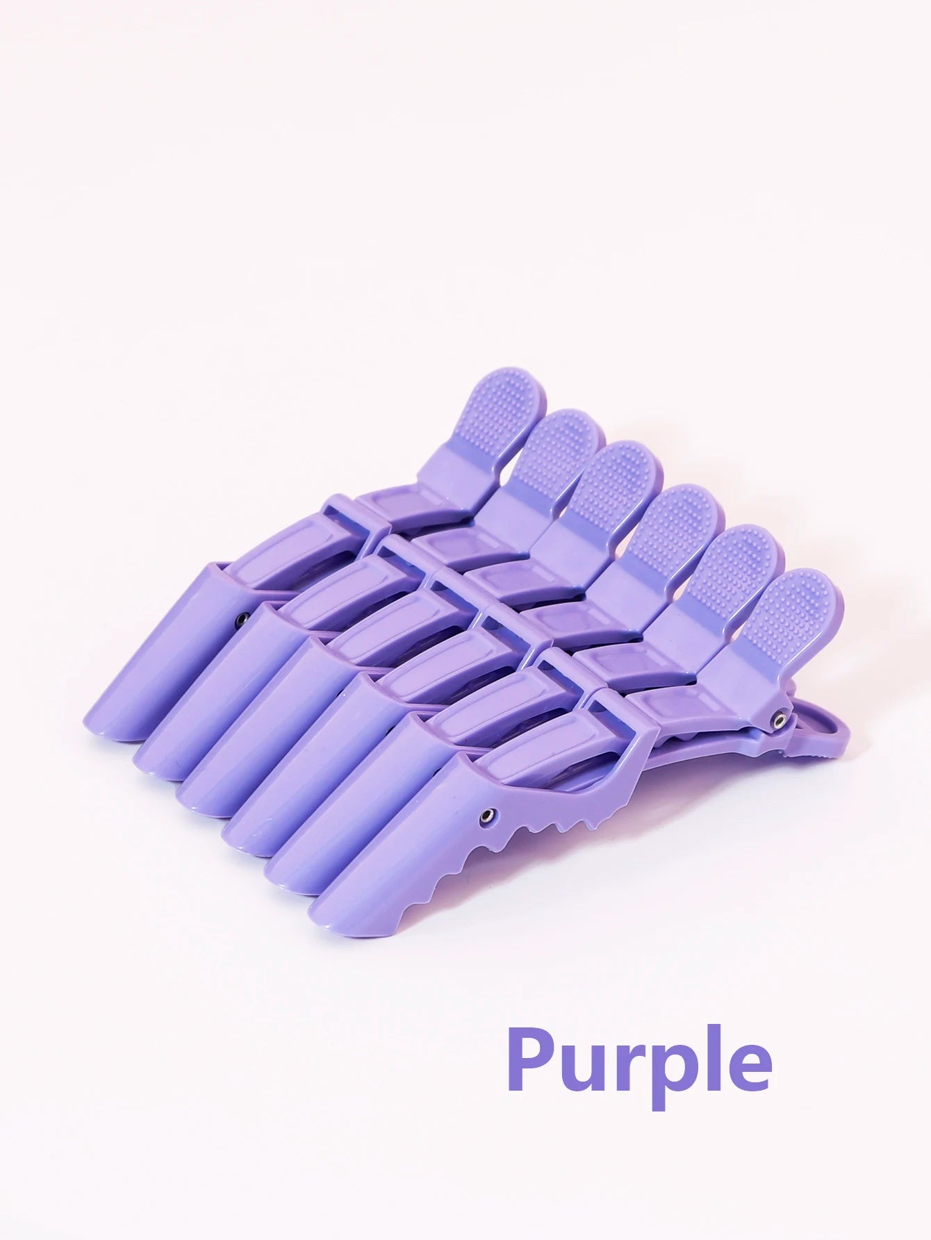6Pcs Crocodile Hair Clip Design Claw Shaped Hair Clip Salon Hair Clip Hair Accessories Makeup Clip Special for Real Hair Wigs