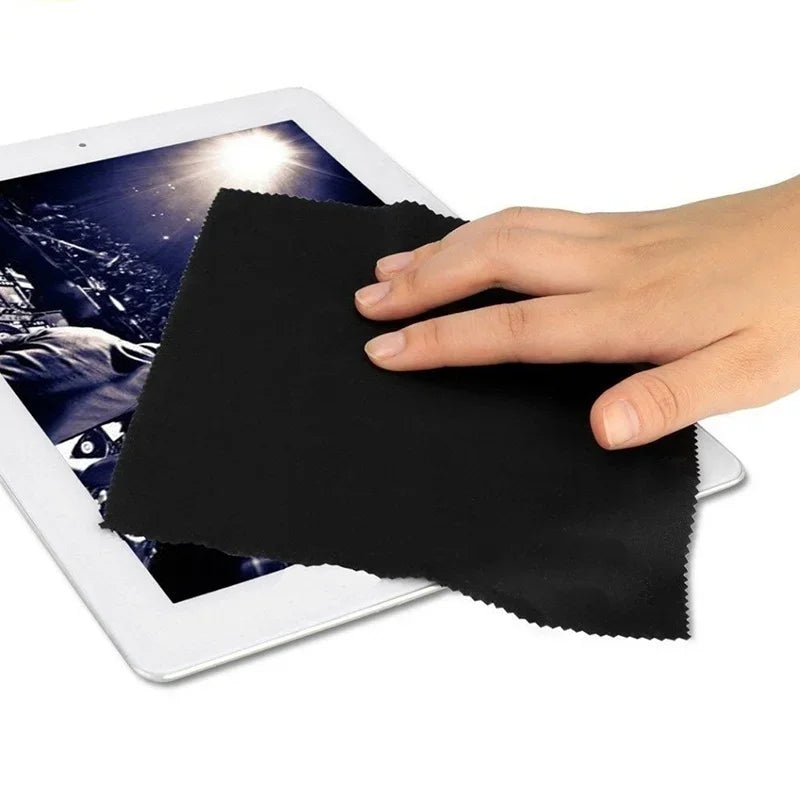 10Pc Ultra-Fine Fiber Eyeglass Cloth Sunglasses Lens Cleaning Cloth Double-Sided Velvet Instrument Cleaning Cloth Eyeglass Cloth