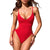 Deep Red-1 / V-Neck  Double-Strap / XS