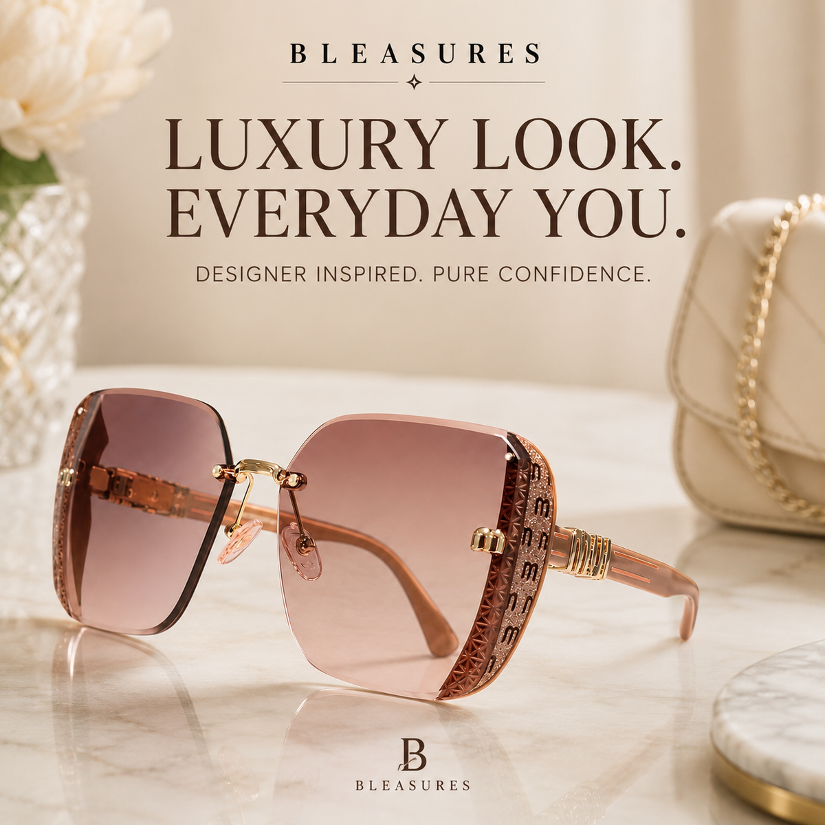 Luxury Square Sunglasses