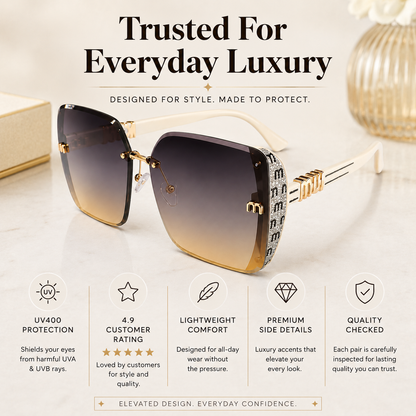 Luxury Square Sunglasses