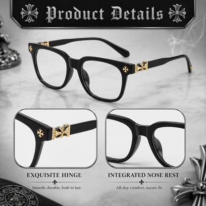 Chrome Hearts Style Glasses