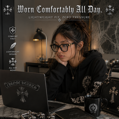 Chrome Hearts Style Glasses