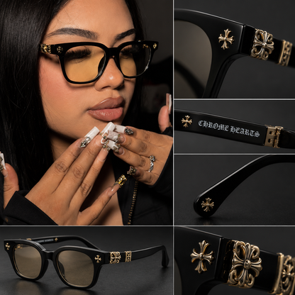 Chrome Hearts Style Glasses