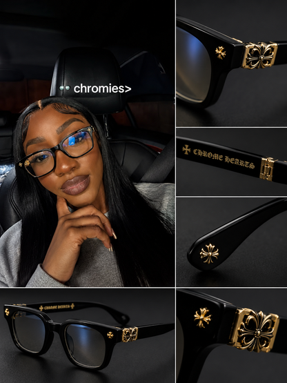 Chrome Hearts Style Glasses
