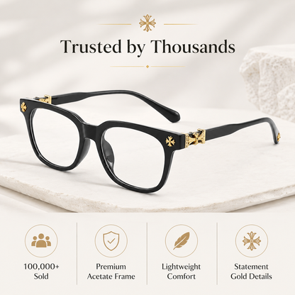 Chrome Hearts Style Glasses