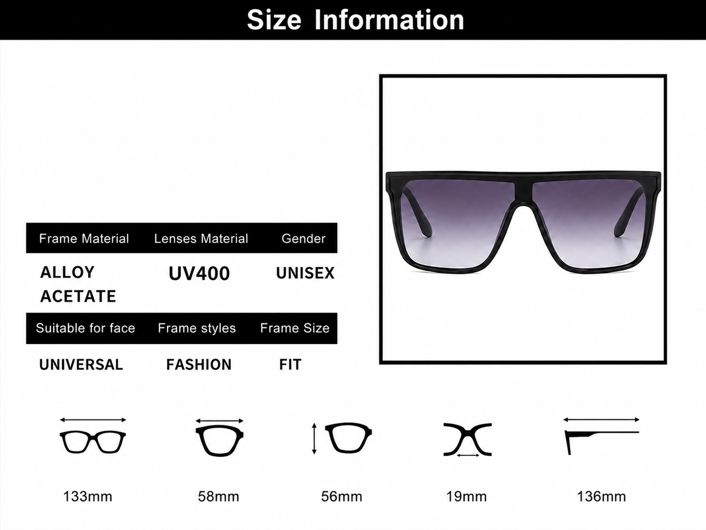 Fashion Sunglasses Retro Nightfall