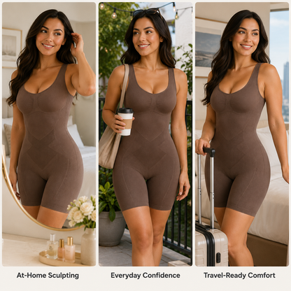 SculptCurve™ Open Back Butt Lifting Shapewear Bodysuit