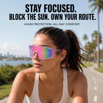 Shield Sport Sunglasses, Bold Coverage for Walks, Errands & Outdoor Days