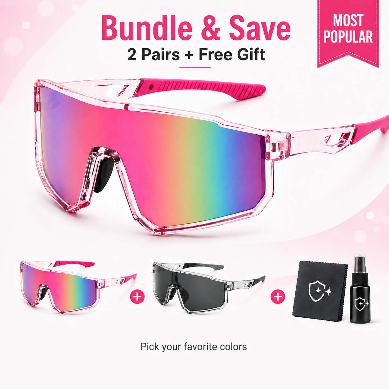 Shield Sport Sunglasses, Bold Coverage for Walks, Errands & Outdoor Days