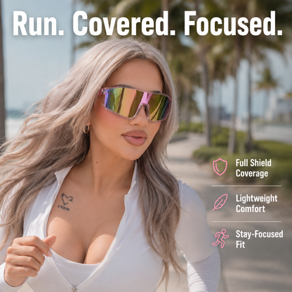 Shield Sport Sunglasses, Bold Coverage for Walks, Errands & Outdoor Days