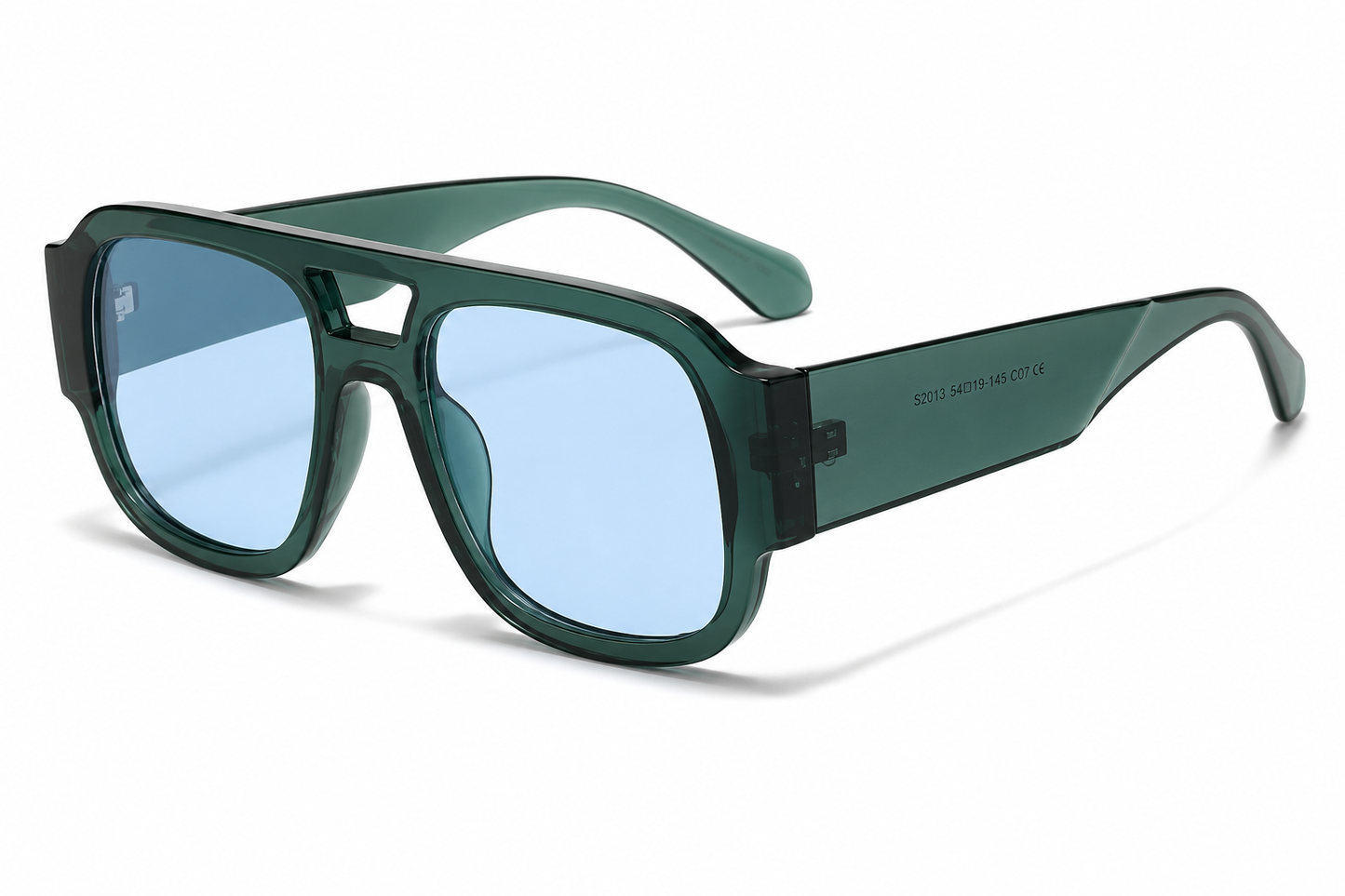 Double Bridges Square Sun Glasses