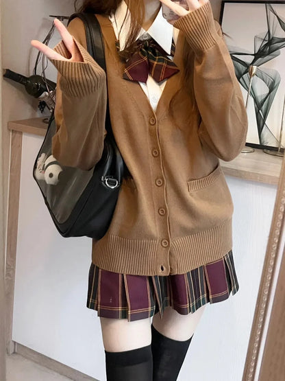 Classic V-Neck Knit Cardigan Bleasures™
