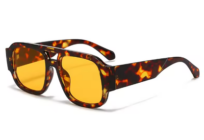 Double Bridges Square Sun Glasses