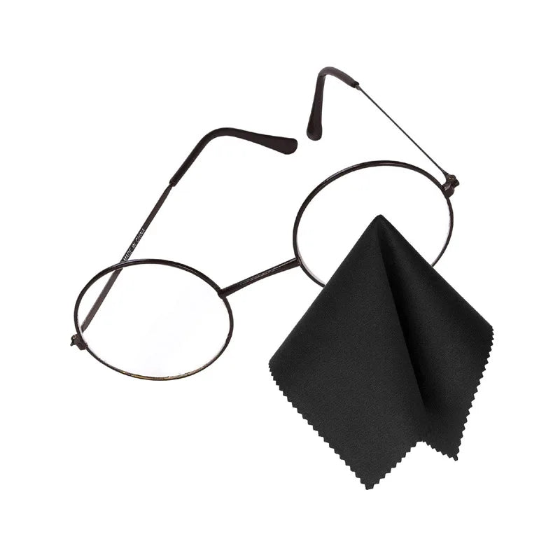 10Pc Ultra-Fine Fiber Eyeglass Cloth Sunglasses Lens Cleaning Cloth Double-Sided Velvet Instrument Cleaning Cloth Eyeglass Cloth