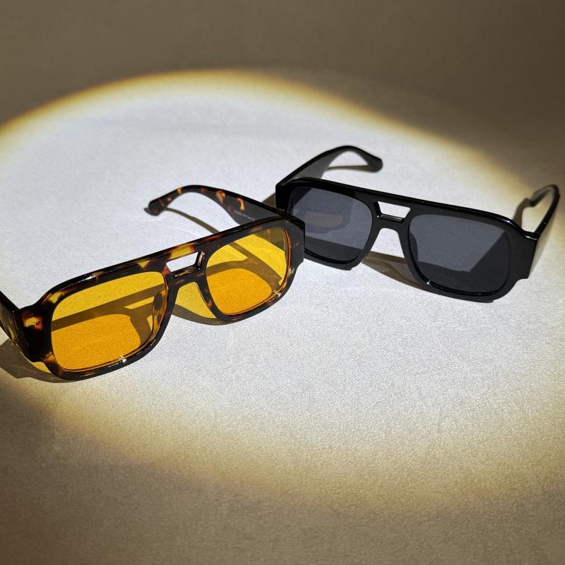 Double Bridges Square Sun Glasses