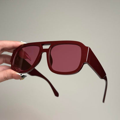 Double Bridges Square Sun Glasses