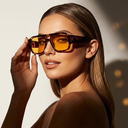 Double Bridges Square Sun Glasses